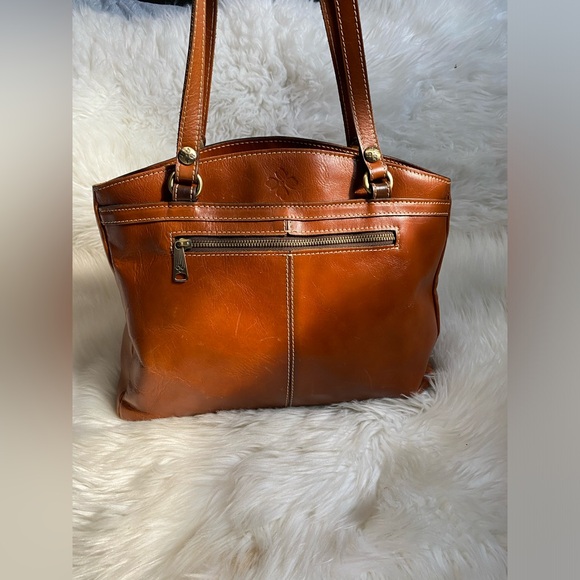 Patricia Nash Women's Poppy Top Zip Tote Handbag - Italian Leather, Double Shoulder Straps, Multiple Pockets - View #2